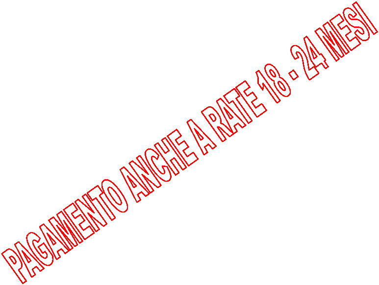 PAGAMENTO ANCHE A RATE 18 - 24 MESI